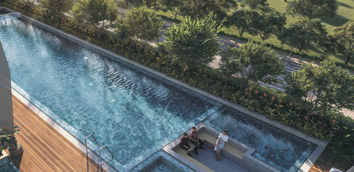 Artist's impression of amenities at Godrej Eternal Palms